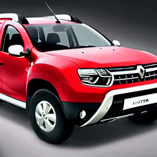 Image similar to Renault duster with tank turret