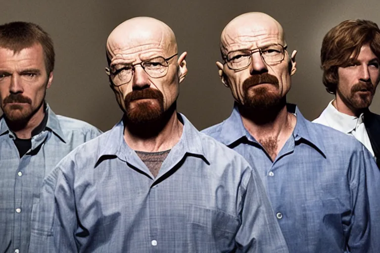 Prompt: walter white concert