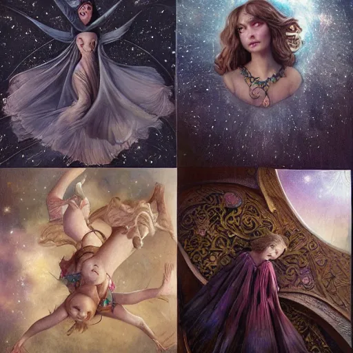Image similar to realistic detailed face portraits and fully body poses of children flying through the stars by emilia dziubak, will terry, greg olsen, chris mars, ann long, and mark brooks, dramatic, fairytale, art nouveau, victorian, neo - gothic, gothic, character concept design, storybook design, smooth, extremely sharp detail, finely tuned detail