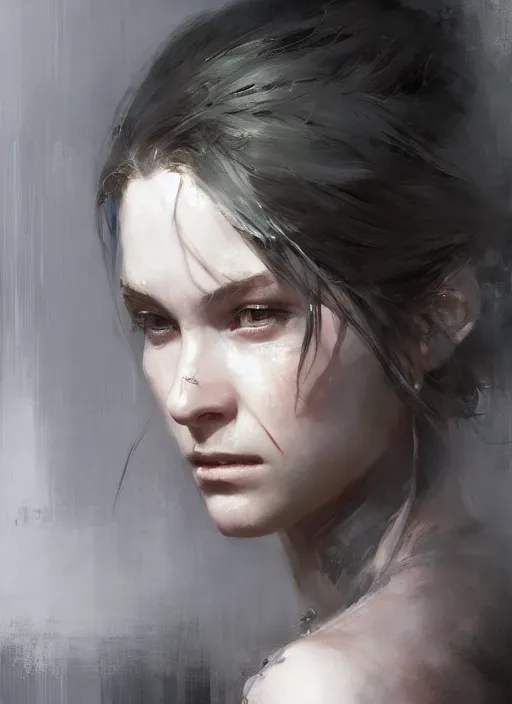 Image similar to beautiful painting by jeremy mann, a female paladin absurdly beautiful, elegant, ultrafine hyperrealistic detailed face illustration by wlop and artgerm and greg rutkowski, intricate linework, sharp focus, smooth, octopath traveler, final fantasy, unreal engine, dramatic lighting, ethereal, 8 k