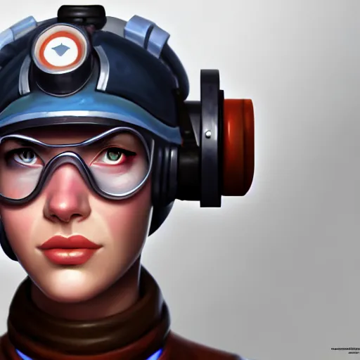 Prompt: beautiful digital painting portrait of engineer woman from team fortress 2 by valve, 4 k, 8 k, hd, high resolution, highly detailed, intricate detail, ultra realistic faces, digital art, trending on artstation, team fortress 2