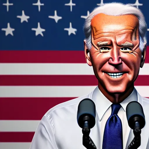 Image similar to joe biden on meth as seen in award winning animated pixar movie 4k octane render