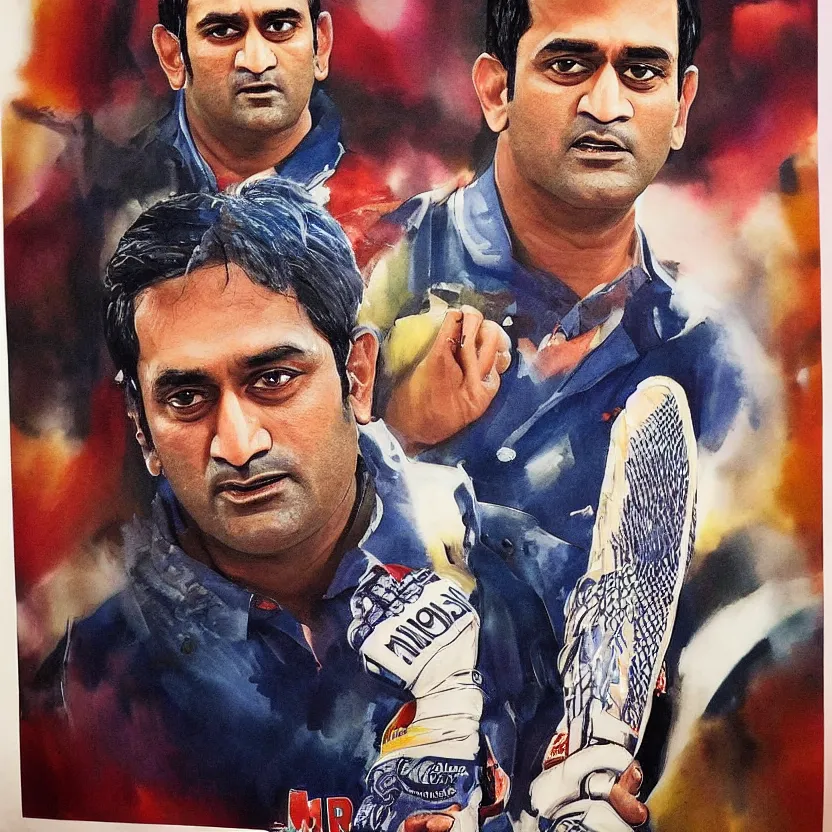 portrait of mahendra singh dhoni as a pimp, ultra | Stable Diffusion ...