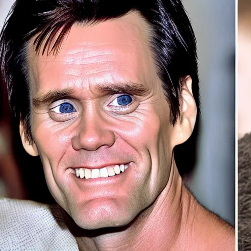 Image similar to jim carrey melting