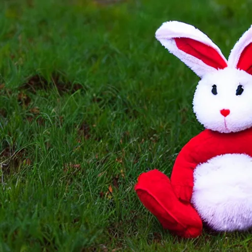 Image similar to extremely cute red bunny