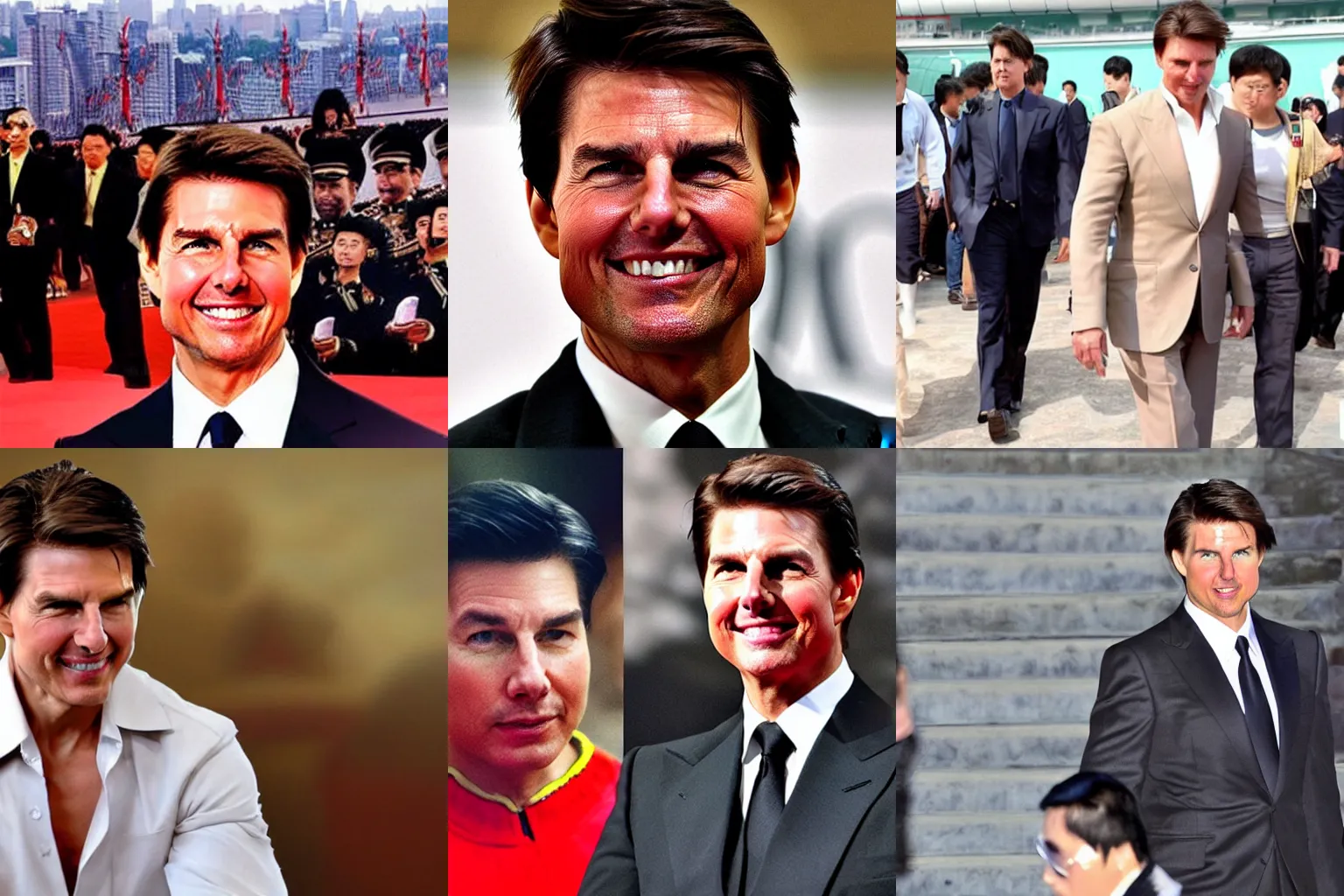 Prompt: Tom Cruise as Xi Jinping