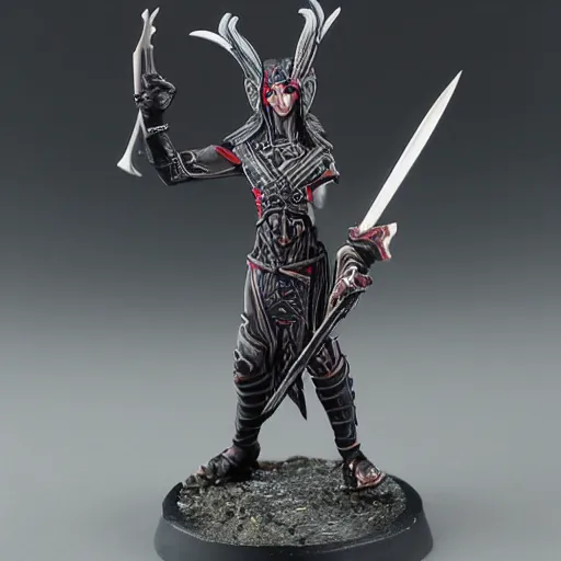 Image similar to dark elf from lineage - 2 with knife