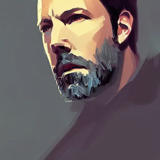 Image similar to “ portrait of ben affleck by greg rutkowski, young, attractive, highly detailed portrait, scifi, digital painting, artstation, concept art, smooth, sharp foccus ilustration, artstation hq ”