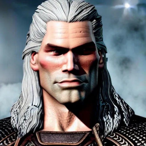 Image similar to anson mount as geralt