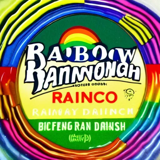 Image similar to rainbow ranch dressing