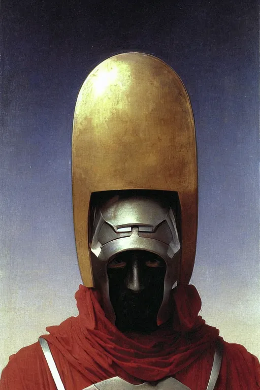 Image similar to Magneto with his helmet on by William Adolphe Bouguereau