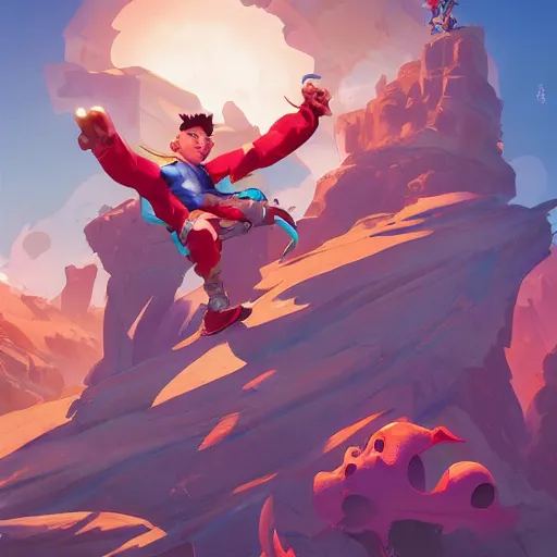 Image similar to hero world mighty max, behance hd by jesper ejsing, by rhads, makoto shinkai and lois van baarle, ilya kuvshinov, rossdraws global illumination