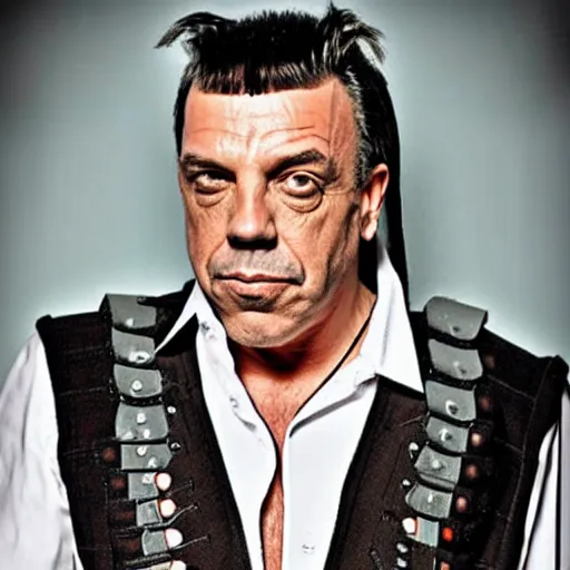 Prompt: Till Lindemann, Minecraft