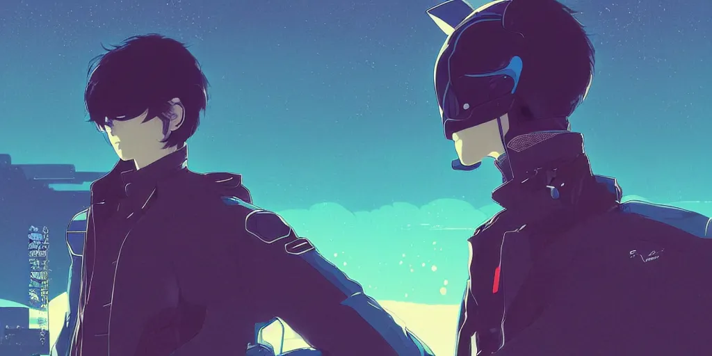 Prompt: portrait of a kamen rider rx by ilya kuvshinov, cloudy sky background lush landscape ln illustration concept art anime key visual trending pixiv by victo ngai fanbox by greg rutkowski makoto shinkai takashi takeuchi studio ghibli