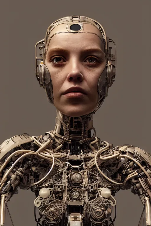 Prompt: portrait of a female robot mother, intricate, dystopian toy, sci-fi, extremely detailed, biopunk suit, digital painting, sculpted in zbrush, artstation, concept art, smooth, sharp focus, illustration, chiaroscuro lighting, golden ratio, incredible art by Stanley Artgerm Lau and Greg Rutkowski and Alphonse Mucha and simon stalenhag