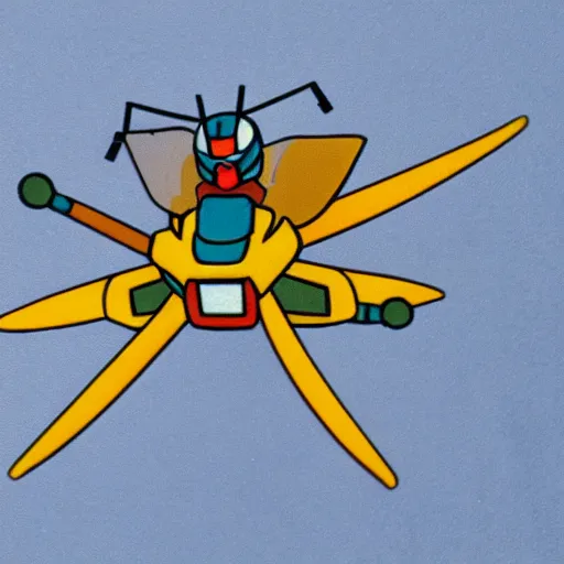 Image similar to mosquito, in the shape of gundam