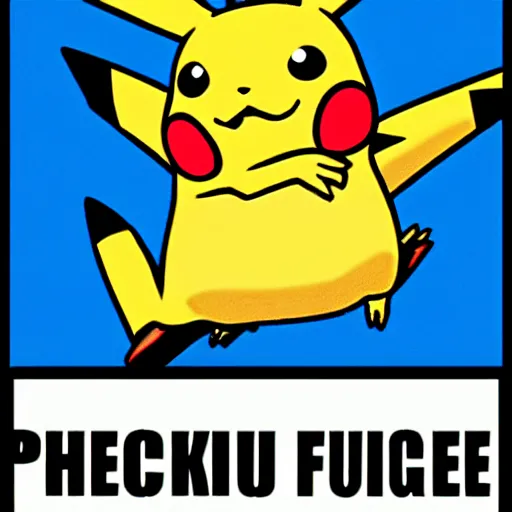 Image similar to pikachu is fudge