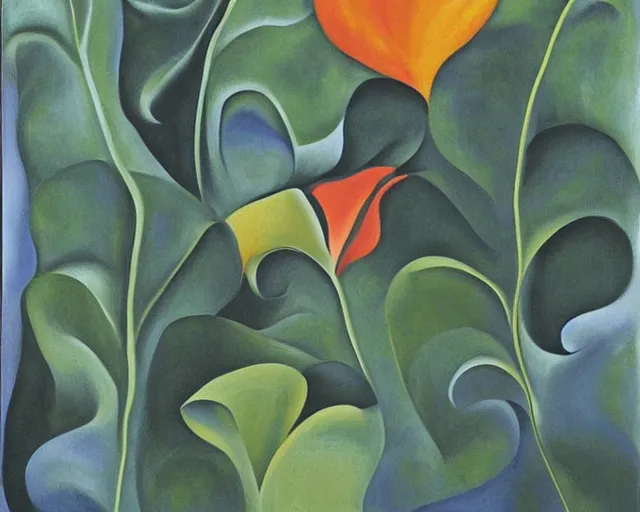 Image similar to artwork by georgia o'keeffe