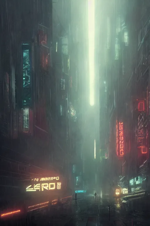 Image similar to an environmental concept art of blade runner 2 0 7 7, highly detailed, environmental light, cinematic by francis tneh