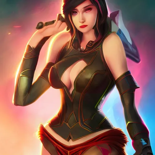 Image similar to renata league of legends poster art 4 k high resolution