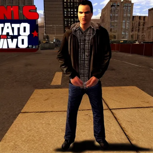 Image similar to ben shapiro gta iv loading screen