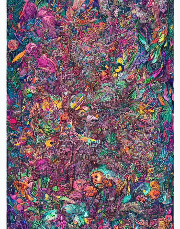 Image similar to hyper detailed industraial & utility colorful glimmering art by kristina collantes