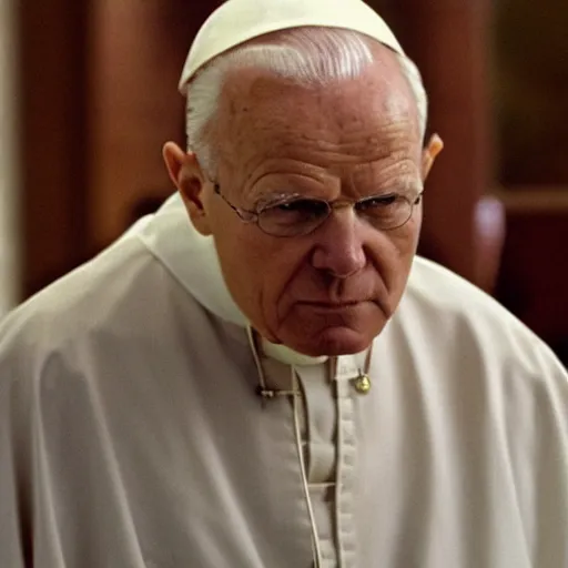 Image similar to john paul ii in breaking bad with walter white