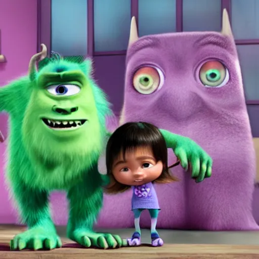 Image similar to dream about monsters inc