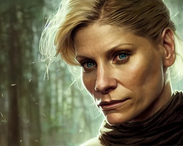 Prompt: highly detailed portrait of katee sackhoff, in the walking dead, stephen bliss, unreal engine, fantasy art by greg rutkowski, loish, rhads, ferdinand knab, makoto shinkai and lois van baarle, ilya kuvshinov, rossdraws, tom bagshaw, global illumination, radiant light, detailed and intricate environment