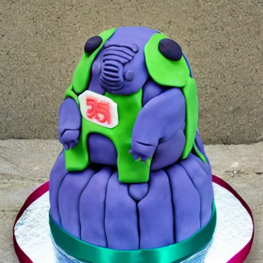 Image similar to tardigrade birthday cake