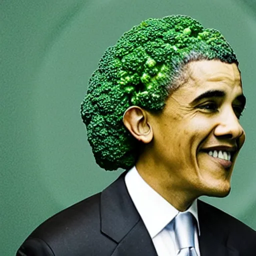 Image similar to broccoli obama
