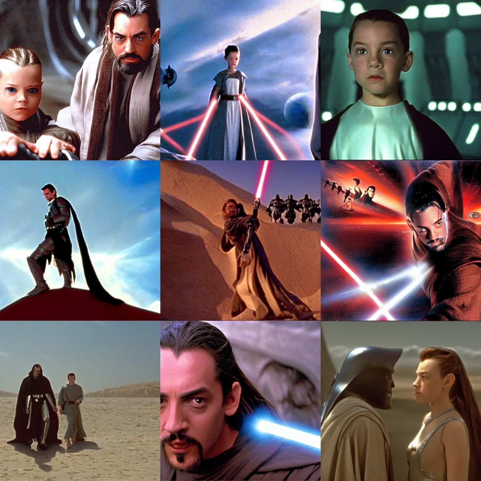 Prompt: a film still from phantom menace ( 1 9 9 9 )