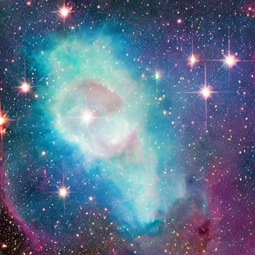 Image similar to diamond shaped nebula