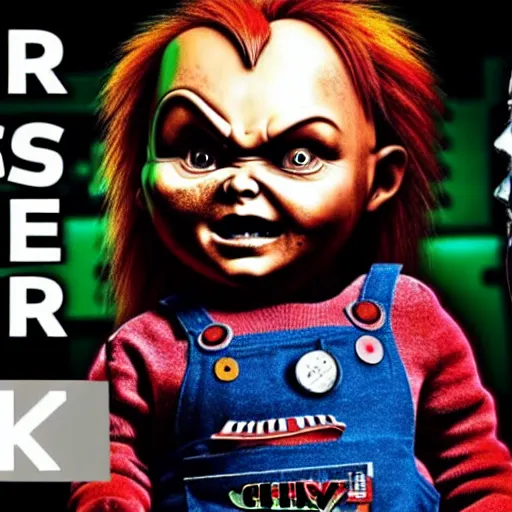 Image similar to Chucky 2022 theatrical trailer 4k HDR10+