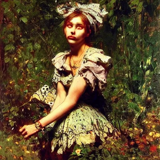 Image similar to freaky ilya repin by shishkin