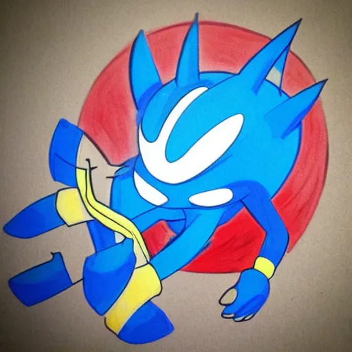 Image similar to Sanic goes fast 💨