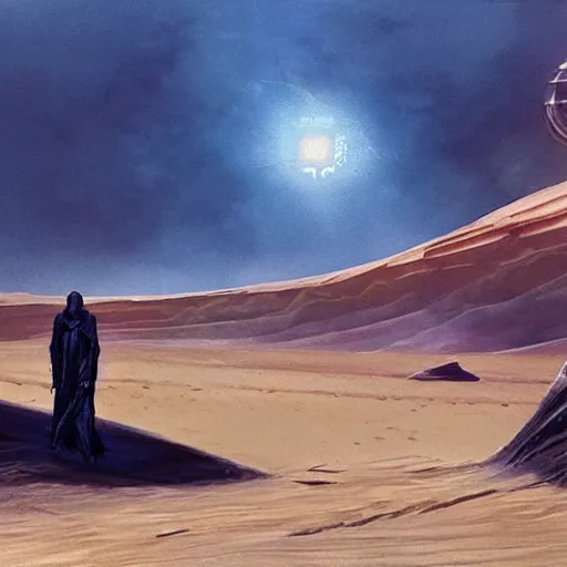 Prompt: concept art dune ( 2 0 2 1 ) sequel - n 4