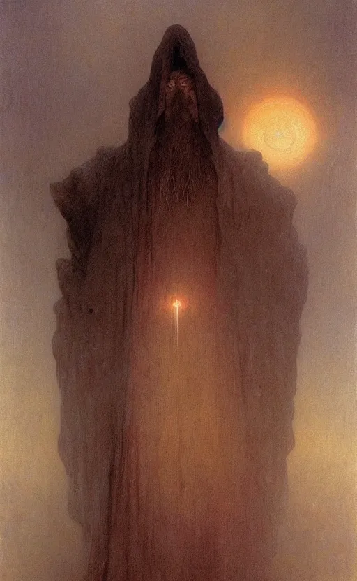 Image similar to storm ghost wizard, wayne barlow, beksinski, bouguereau