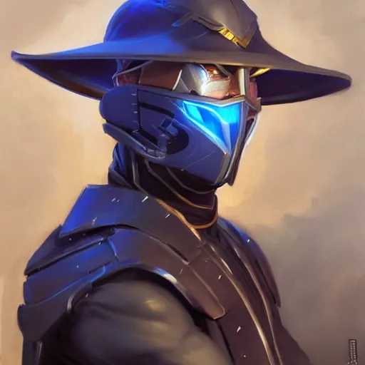 Prompt: greg manchess portrait painting of raiden from mortal kombat as overwatch character, medium shot, asymmetrical, profile picture, organic painting, sunny day, matte painting, bold shapes, hard edges, street art, trending on artstation, by huang guangjian and gil elvgren and sachin teng