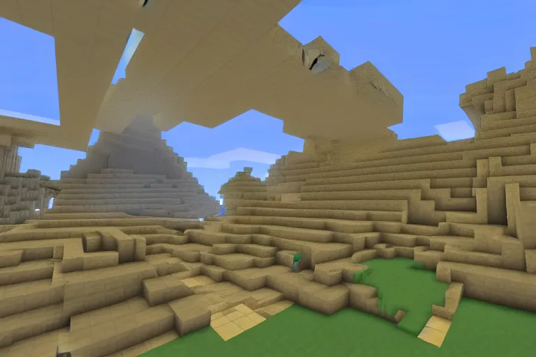 Image similar to minecraft aether, heaven in minecraft, angelic lighting, absolutely breathtaking and beautiful