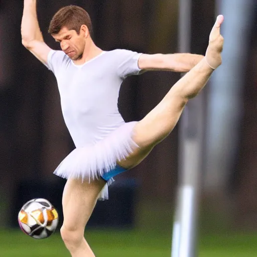 Prompt: Steven Gerrard as a ballerina