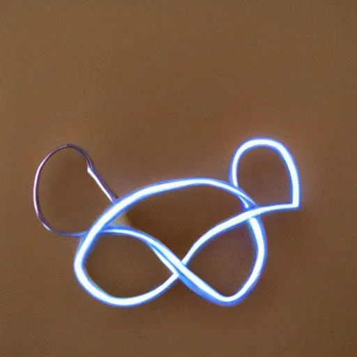 Prompt: infinity symbol with cat ears