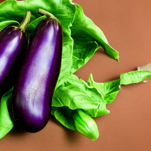 Image similar to an eggplant exploding into eggplants, award-winning photography