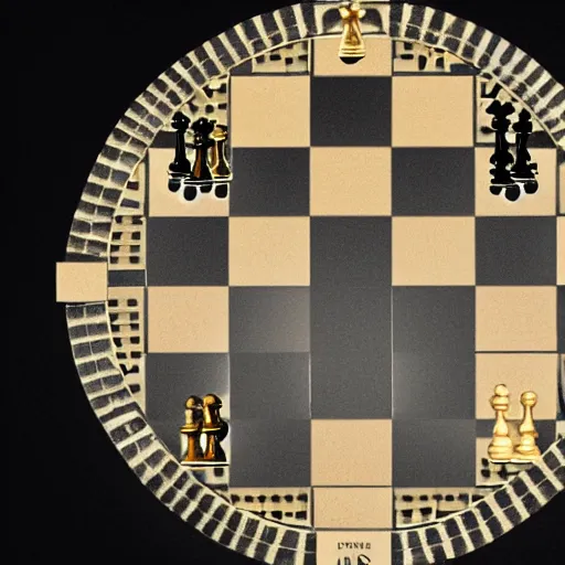 Image similar to a chessboard made from diamonds and gold