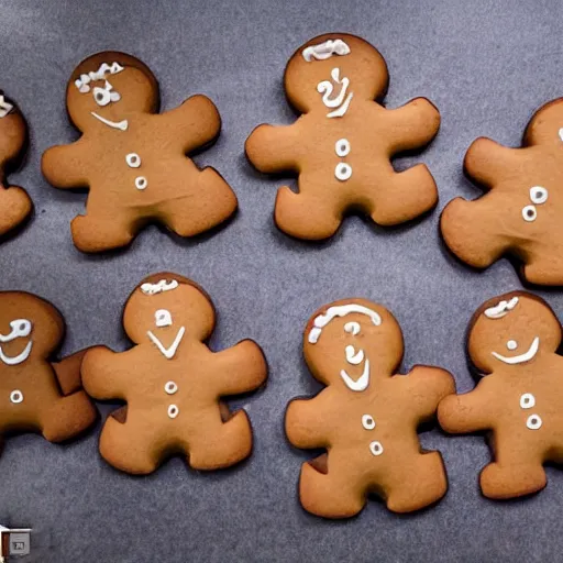 Prompt: baking gingerbreads with shape of donald trump, sharp detail, intricate detail, highly detailed