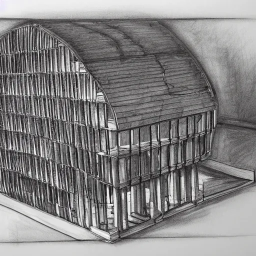 Prompt: hyper detailed architectural drawing of a potato