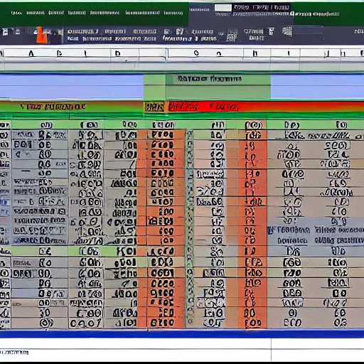 Prompt: Helluva Boss charachter spreadsheet, 4k, Thomas Kinkade