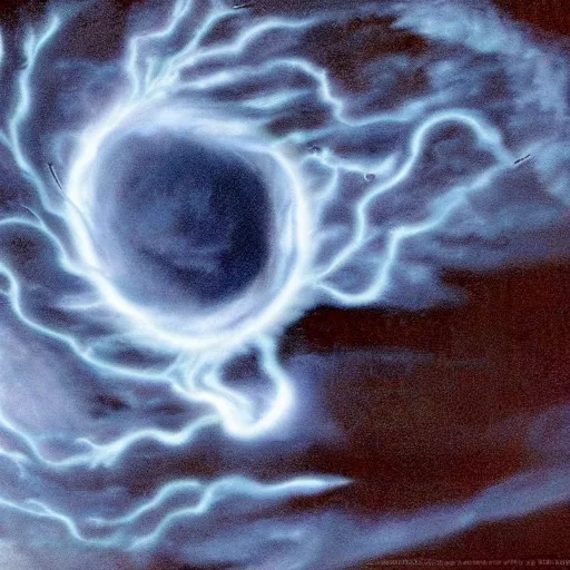 Image similar to the god of hybrid of tornado and nuclear explosion