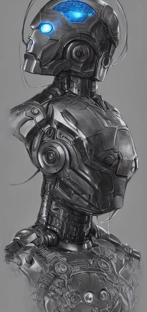 Prompt: steampunk, H.R. Giger design of Iron Man, full body and head, drawing on pencil, ornate, details, smooth, sharp focus, illustration, realistic, cinematic, artstation, award winning, rgb, ethereal blue lighting, 8K,