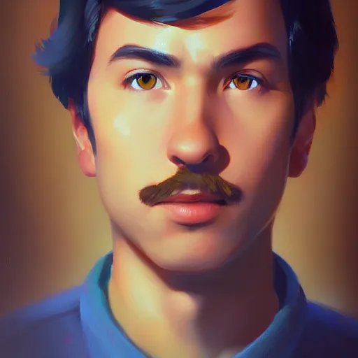 Prompt: a ultradetailed beautiful portrait panting of mario, oil painting, by ilya kuvshinov, greg rutkowski and makoto shinkai, trending on artstation